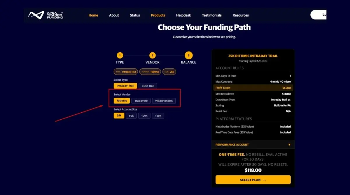 Platform selection: Rithmic, Tradovate, or WealthCharts